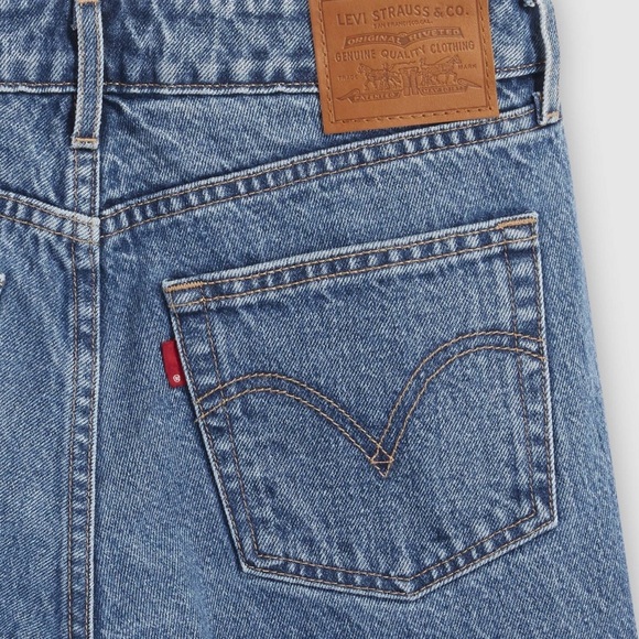 Levi’s Low Loose Low-Rise Wide-Leg Jeans Real Recognize Real – Size 27W x 34L - Picture 8 of 8